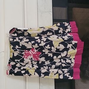 Merona Blue Floral Skirt
